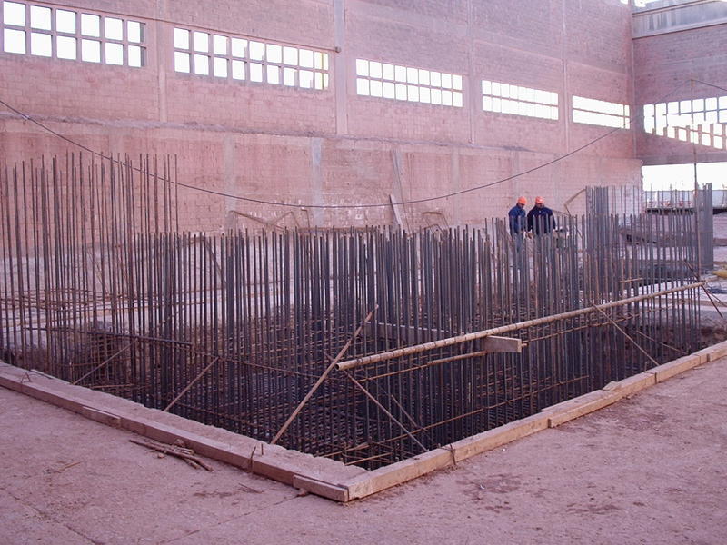 	Base para molino horizontal de prep. de pastas